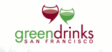SF green drinks logo SF green drinks logo