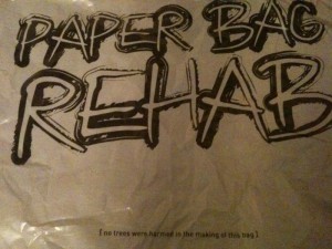 Fake paper bag
