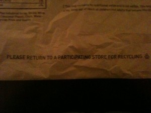 Participating stores bag recycling Participating stores bag recycling